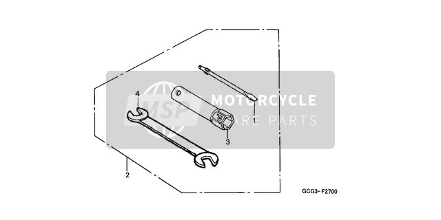 Honda SGX50 2000 Outils pour un 2000 Honda SGX50